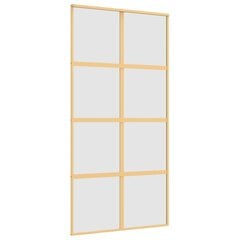 Liukuovi kultainen 102,5x205cm lasi/alumiini 155189 hinta ja tiedot | Sisäovet | hobbyhall.fi