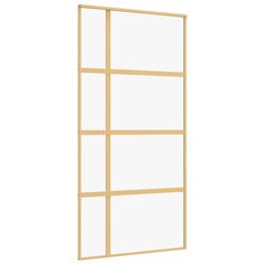 Liukuovi kultainen 102,5x205cm lasi/alumiini 155192 hinta ja tiedot | Sisäovet | hobbyhall.fi