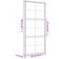 Liukuovi kultainen 90x205cm lasi ja alumiini 155167 hinta ja tiedot | Sisäovet | hobbyhall.fi