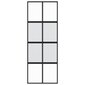 Liukuovi musta 76x205cm karkaistu lasi/alumiini 155222 hinta ja tiedot | Sisäovet | hobbyhall.fi
