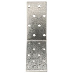 Kulmakannattimet, 40 kpl, 80x40x80mm, teräs, 2mm hinta ja tiedot | Kiinnitystarvikkeet | hobbyhall.fi