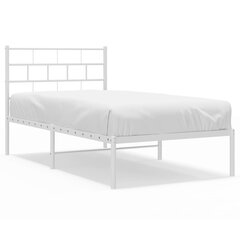Sängynrunko vidaXL, 107x203 cm, valkoinen hinta ja tiedot | Sängyt | hobbyhall.fi