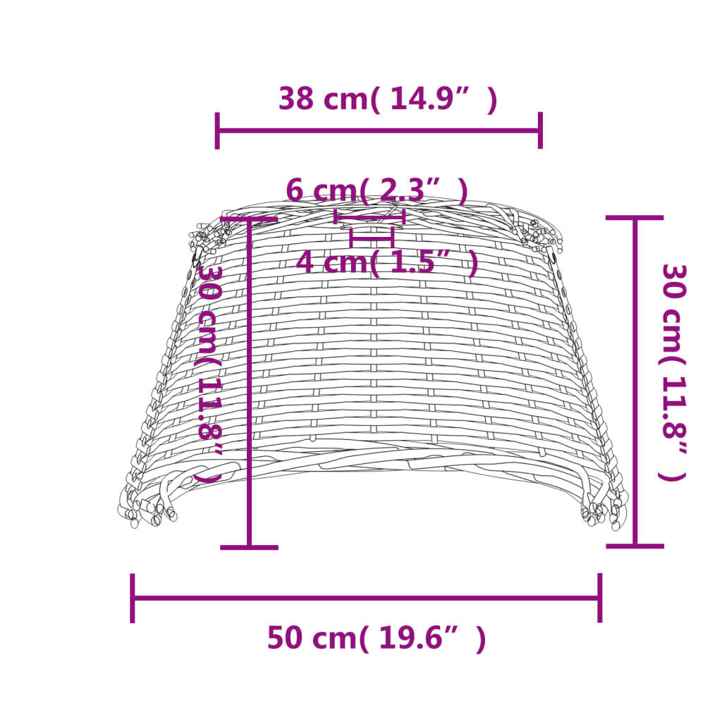 Lampun varjostin vidaXL hinta ja tiedot | Riippuvalaisimet | hobbyhall.fi