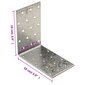 Vidaxl kulmakiinnikkeet, 40 kpl, 100x60x100mm, teräs, 2mm hinta ja tiedot | Kiinnitystarvikkeet | hobbyhall.fi