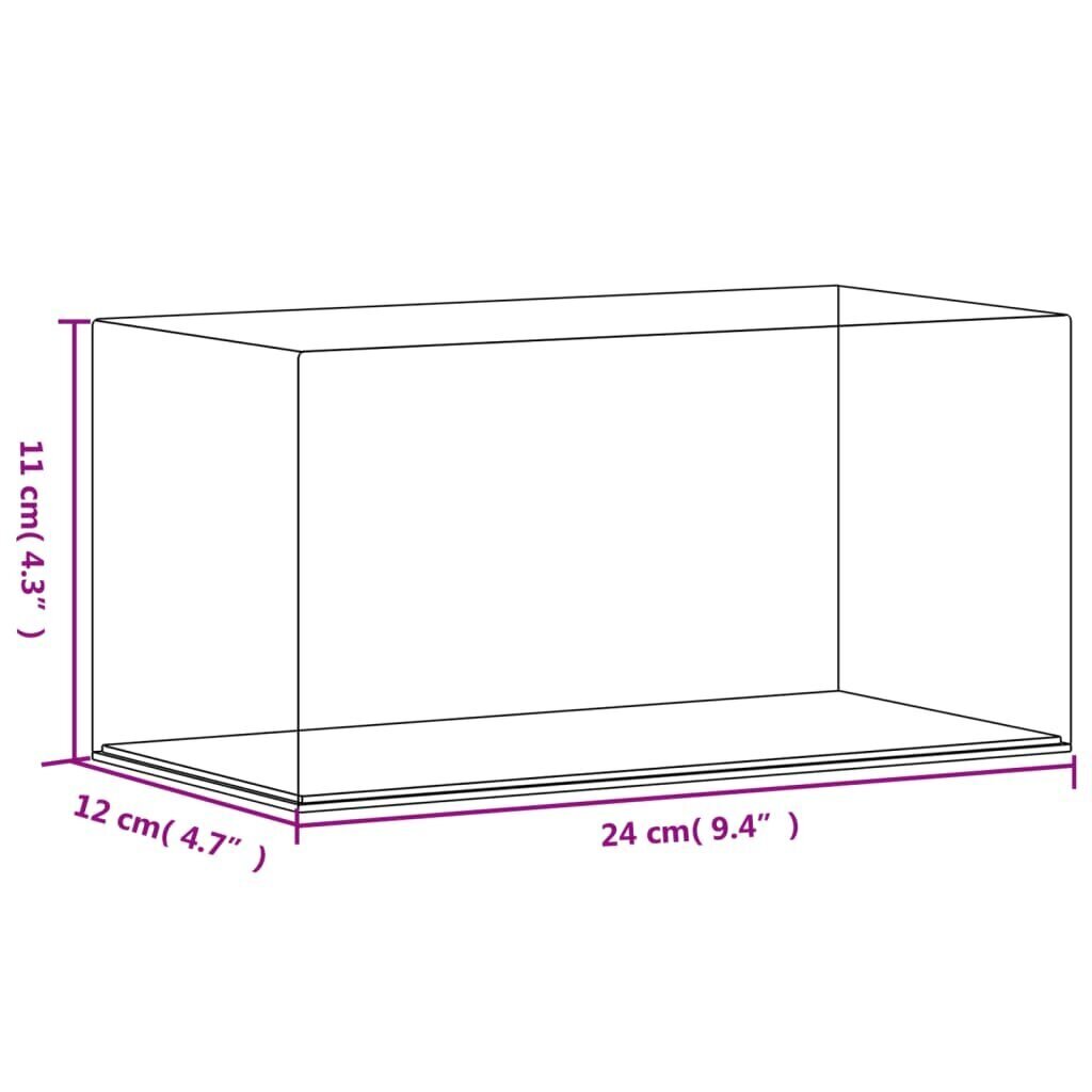 vidaXL-laatikko, 24x12x11 cm hinta ja tiedot | Säilytyslaatikot ja -korit | hobbyhall.fi
