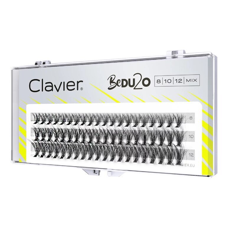 Clavier BeDU2O Mix 8-10-12 mm ripset hinta ja tiedot | Irtoripset ja ripsentaivuttimet | hobbyhall.fi