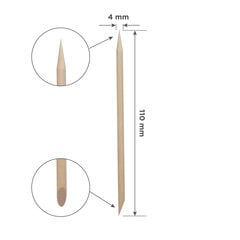 Staleks Pro appelsiinipuun manikyyritikut, 100 kpl, 110 mm hinta ja tiedot | Manikyyri- ja pedikyyritarvikkeet | hobbyhall.fi