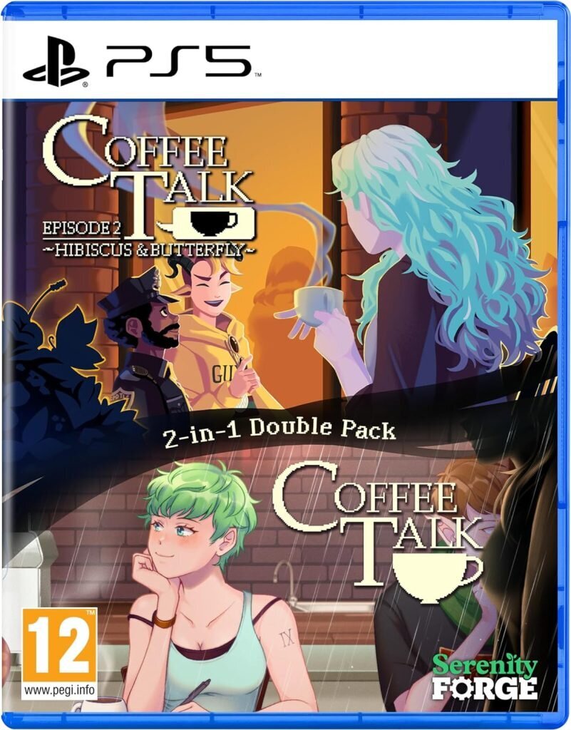 Coffee Talk 1 & 2 Double Pack Playstation 5 PS5 peli hinta ja tiedot | Tietokone- ja konsolipelit | hobbyhall.fi