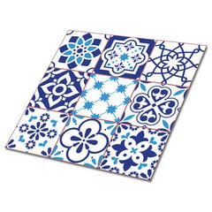 Itsekiinnittyvät Decormat koristelaatat 30x30cm, 9 kpl, azulejos-malli hinta ja tiedot | Lattialaatat | hobbyhall.fi