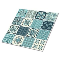 Itsekiinnittyvät Decormat koristelaatat 30x30cm, 9 kpl, portugalilainen kuvio hinta ja tiedot | Lattialaatat | hobbyhall.fi