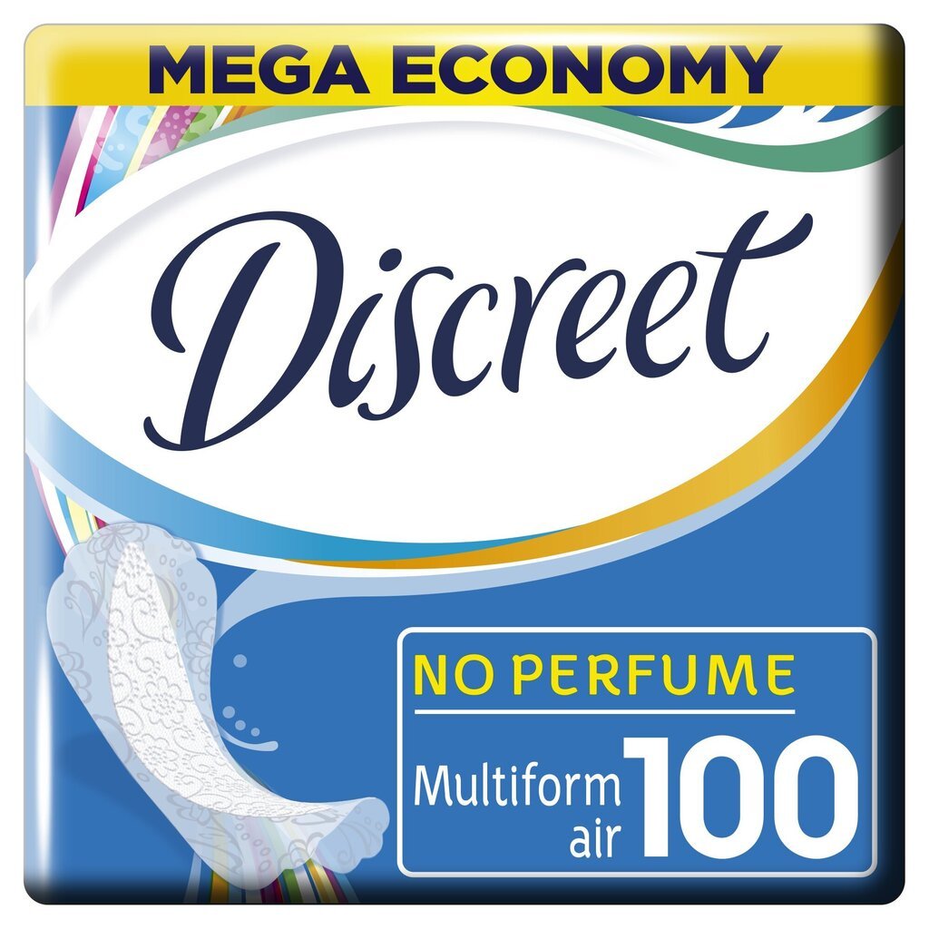 Hygieniasiteet, Discreet Air 100 kpl hinta ja tiedot | Tamponit ja terveyssiteet | hobbyhall.fi