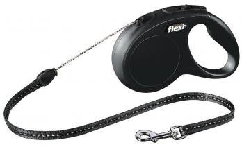 FLEXI New Classic S musta 5m hinta ja tiedot | Koiran talutushihnat | hobbyhall.fi