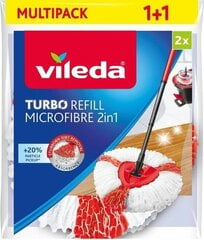 Vileda harjasliina Turbo 2 in1, 2 kpl. hinta ja tiedot | Siivoustarvikkeet | hobbyhall.fi