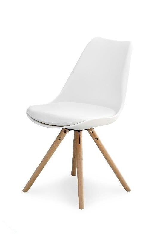 Tuolisarja K201, 4 tuolia, valkoinen hinta ja tiedot | Ruokapöydän tuolit | hobbyhall.fi