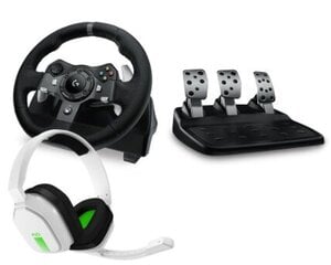 Logitech G920 + ASTRO A10 hinta ja tiedot | Ratit | hobbyhall.fi