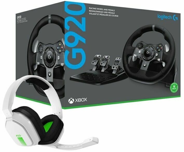 Logitech G920 + ASTRO A10 hinta ja tiedot | Ratit | hobbyhall.fi