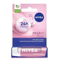 Huulivoide Nivea Pearly Shine, 5,5 ml hinta ja tiedot | Huulipunat, huulikiillot ja huulirasvat | hobbyhall.fi