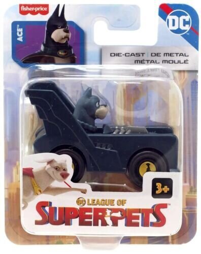 Fisher Price League Super Pets Ace auto, 7 cm hinta ja tiedot | Poikien lelut | hobbyhall.fi