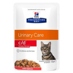 Hill's Prescription Diet c/d Urinary Stress kissanruoka lohella, 12 x 85 g hinta ja tiedot | Kissanruoka | hobbyhall.fi