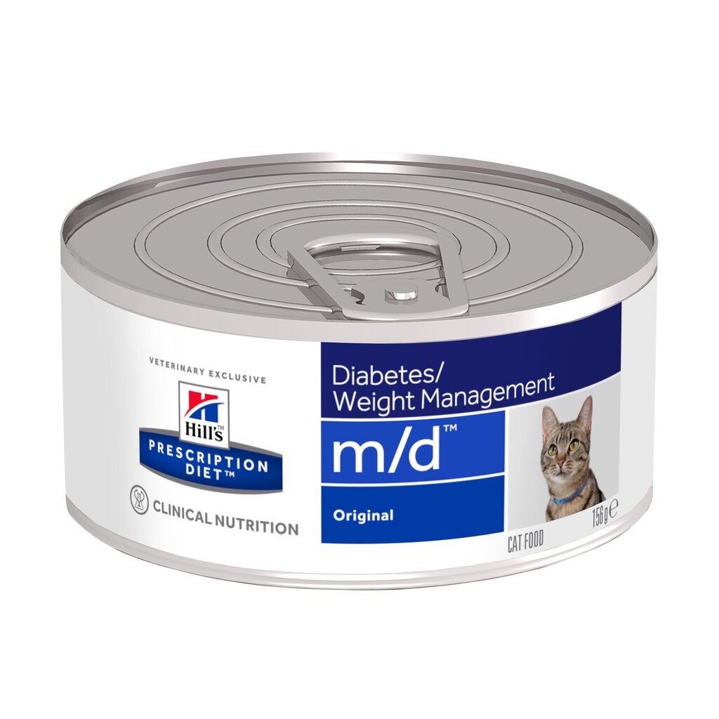 Hill's Prescription Diet m/d Feline Original sianlihalla, 156 g hinta ja tiedot | Kissanruoka | hobbyhall.fi