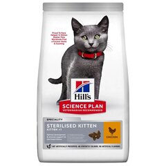 Hill's SP Feline Kitten steriloitu kuivaruoka steriloiduille kissanpennuille, 1,5 kg. hinta ja tiedot | Kissan kuivaruoka | hobbyhall.fi