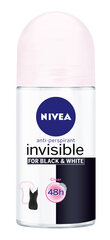 Deodorantti naisille Nivea B&W Clear, 6 x 50 ml hinta ja tiedot | Deodorantit | hobbyhall.fi