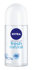 Deodorantti naisille Nivea Fresh Natural, 6 x 50 ml hinta ja tiedot | Deodorantit | hobbyhall.fi