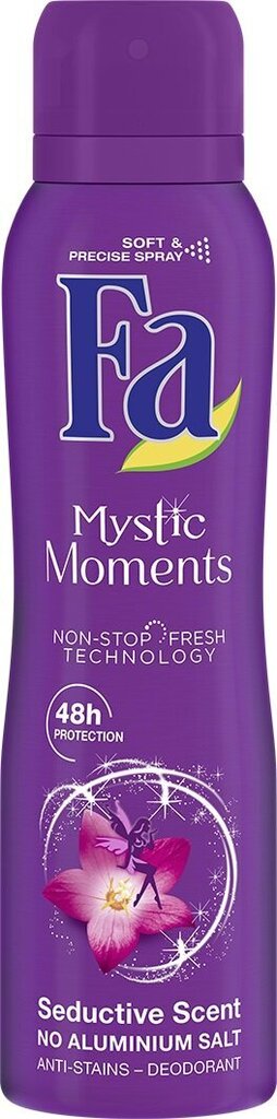 Suihkedeodorantti Fa Mystic Moments, 6 x 150 ml hinta ja tiedot | Deodorantit | hobbyhall.fi