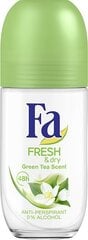 Deodorantti Fa Fresh&Dry Green Tea, 3 x 50 ml hinta ja tiedot | Deodorantit | hobbyhall.fi