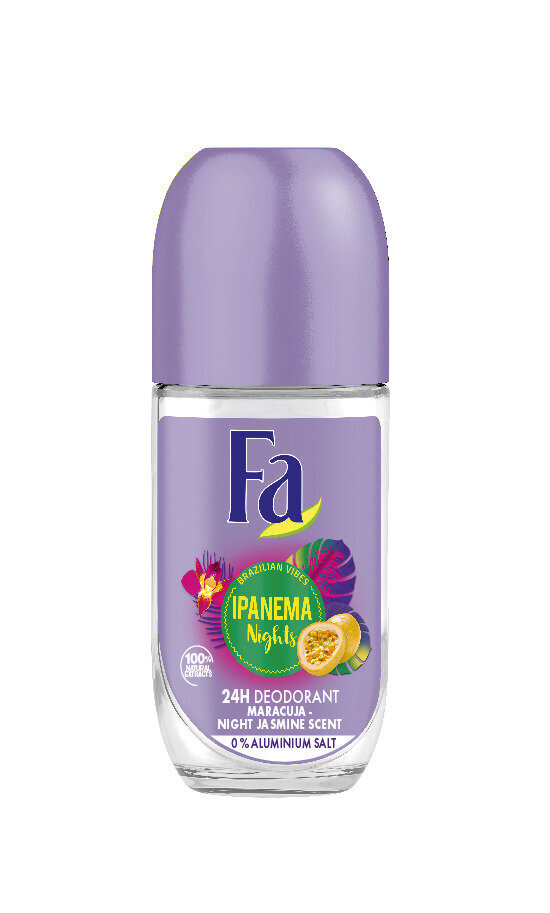 Deodorantti Fa Ipanema Nights, 3 x 50 ml hinta ja tiedot | Deodorantit | hobbyhall.fi