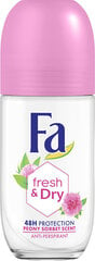 Deodorantti Fa Fresh & Dry Pink Sorbert, 3 x 50 ml hinta ja tiedot | Deodorantit | hobbyhall.fi