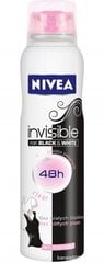 Suihkedeodorantti naisille Nivea B&W Clear, 6 x 250 ml hinta ja tiedot | Deodorantit | hobbyhall.fi