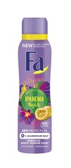 Suihkedeodorantti Fa Ipanema Nights, 3 x 150 ml hinta ja tiedot | Deodorantit | hobbyhall.fi