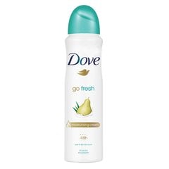 Suihkedeodorantti Dove Go Fresh Pear&Aloe, 150 ml, 6 pakkausta hinta ja tiedot | Deodorantit | hobbyhall.fi