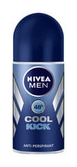 Deodorantti Nivea Men Cool Kick, 6 x 50 ml hinta ja tiedot | Deodorantit | hobbyhall.fi