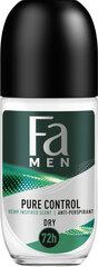 Deodorantti Fa Men Pure Control, 3 x 50 ml hinta ja tiedot | Deodorantit | hobbyhall.fi