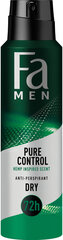 Suihkedeodorantti Fa Men Pure Control, 3 x 150 ml hinta ja tiedot | Deodorantit | hobbyhall.fi