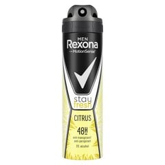 Suihkedeodorantti miehille Rexona Citrus, 6 x 150 ml hinta ja tiedot | Deodorantit | hobbyhall.fi