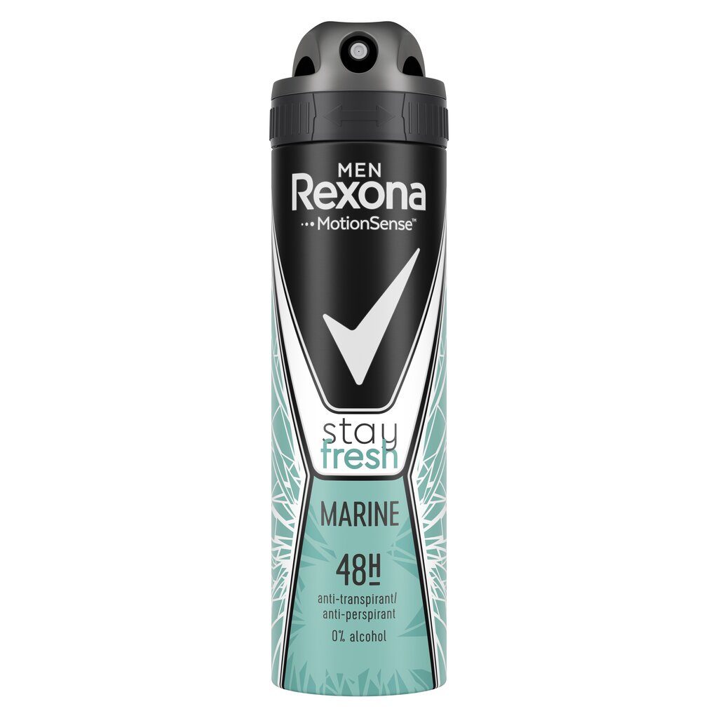 Suihkedeodorantti miehille Rexona Marine, 6 x 150 ml hinta ja tiedot | Deodorantit | hobbyhall.fi