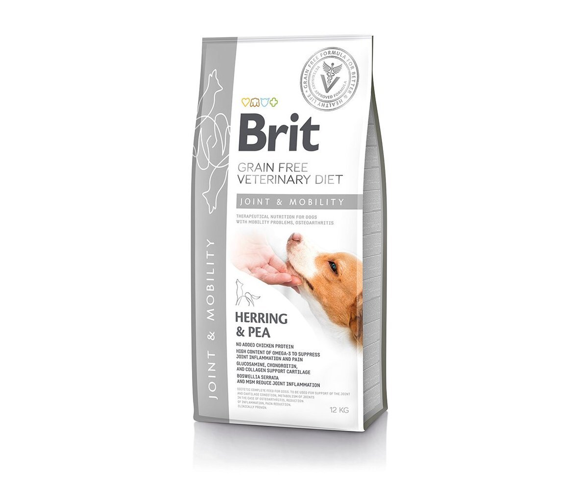 Brit GF Veterinary Diets Dog Mobility kuivaruoka koirille, 12 kg hinta ja tiedot | Koiran kuivaruoka | hobbyhall.fi