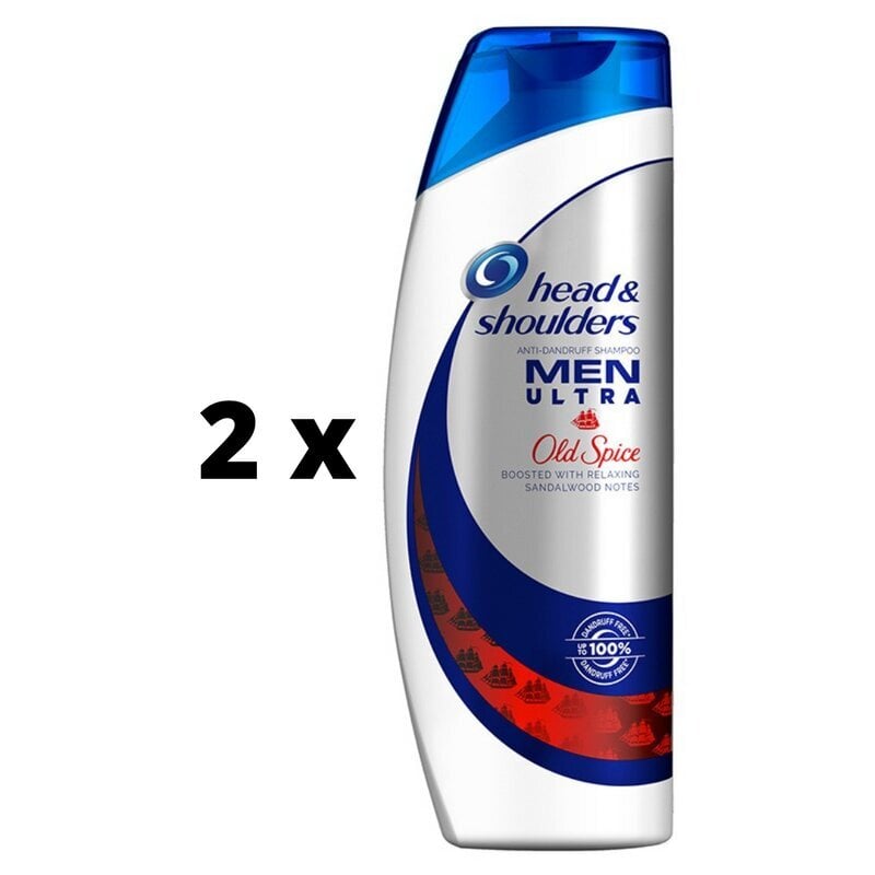 Shampoo Head & Shoulders Old Spice, 270 ml x 2 kpl. hinta ja tiedot | Shampoot | hobbyhall.fi