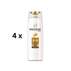 Pantene Repair & Protect korjaava ja suojaava shampoo, 250 ml, pakkaus 4 kpl. hinta ja tiedot | Shampoot | hobbyhall.fi