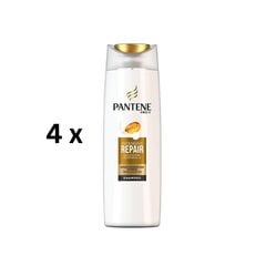 Pantene Repair & Protect korjaava ja itsesuojaava shampoo, 400 ml, pakkaus 4 kpl. hinta ja tiedot | Shampoot | hobbyhall.fi