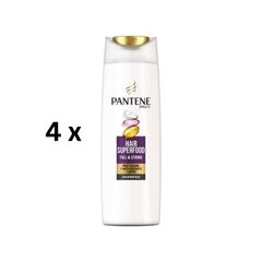 Shampoo Pantene Superfood, 400 ml, pakkaus 4 kpl. hinta ja tiedot | Shampoot | hobbyhall.fi