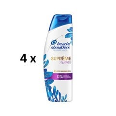 Shampoo Head & Shoulders Supreme Repair, 270 ml, pakkaus 4 kpl. hinta ja tiedot | Shampoot | hobbyhall.fi