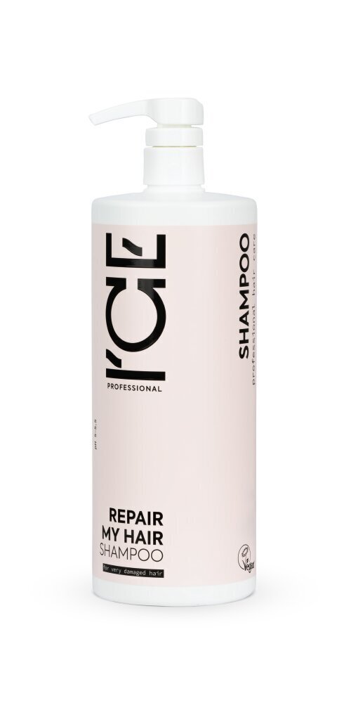 Restoring shampoo ice Repair my hair shampoo 1000ml hinta ja tiedot | Shampoot | hobbyhall.fi