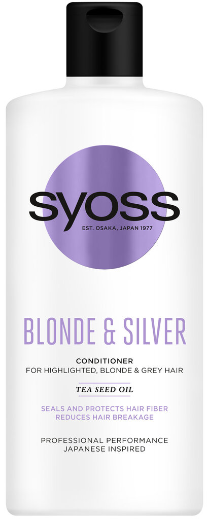 Balm Syoss Blonde & Silver, 6 x 440 ml hinta ja tiedot | Hoitoaineet | hobbyhall.fi