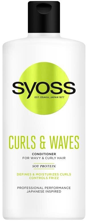 Balsami Syoss Curls & Waves, 6 x 440 ml hinta ja tiedot | Hoitoaineet | hobbyhall.fi