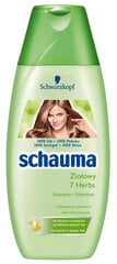 Schauma 7 yrttishampoo normaaleille, rasvaisille hiuksille, 250 ml, 6 kpl setti hinta ja tiedot | Shampoot | hobbyhall.fi