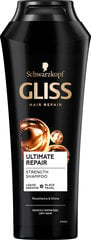 Shampoo Gliss Ultimate Repair, 6 x 250 ml hinta ja tiedot | Shampoot | hobbyhall.fi